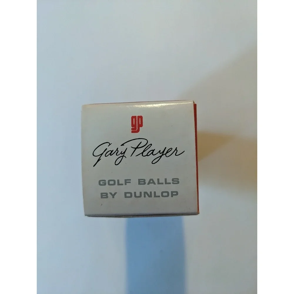 Vintage Dunlop Gary Player GP Signature Golf Balls 1 Sleeve 3 Golf Balls NEW